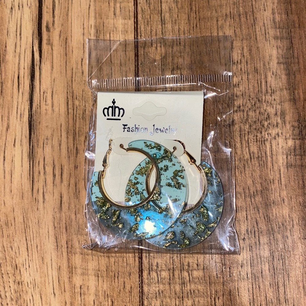 resin earrings